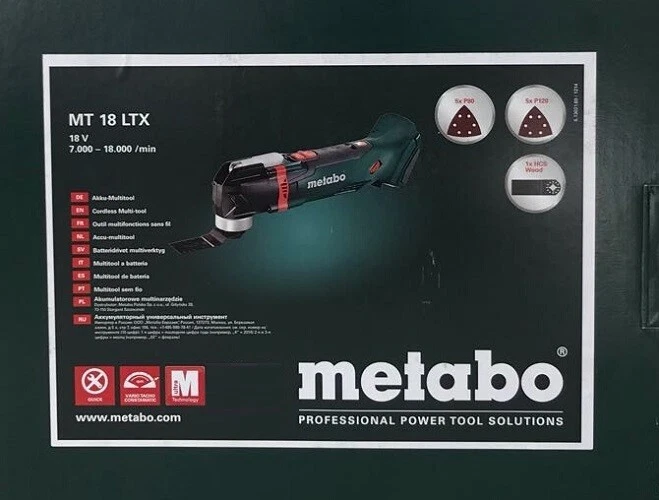 Metabo MT 18 LTX Akku-Multitool Multifunktionswerkzeug 61302189 - Bild 3 von 3