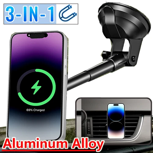 ALUMINUM Magnetic Windshield Air Vent Car Dashboard Mount Phone Holder Stand,GPS