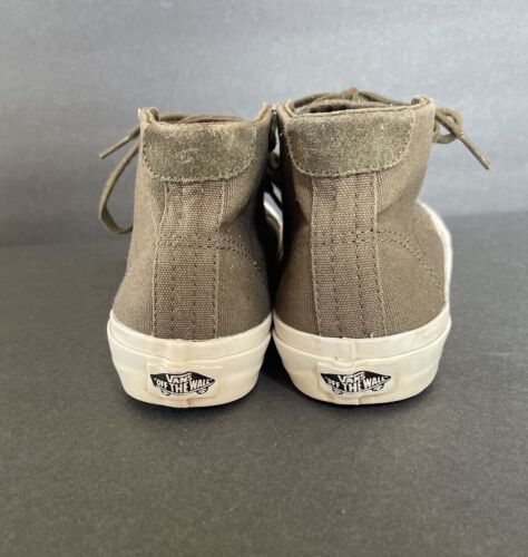 Vans Court Mid Tornado Verde Ejército Zapatos de Skate M 5.5-W 7 - Imagen 4 de 10