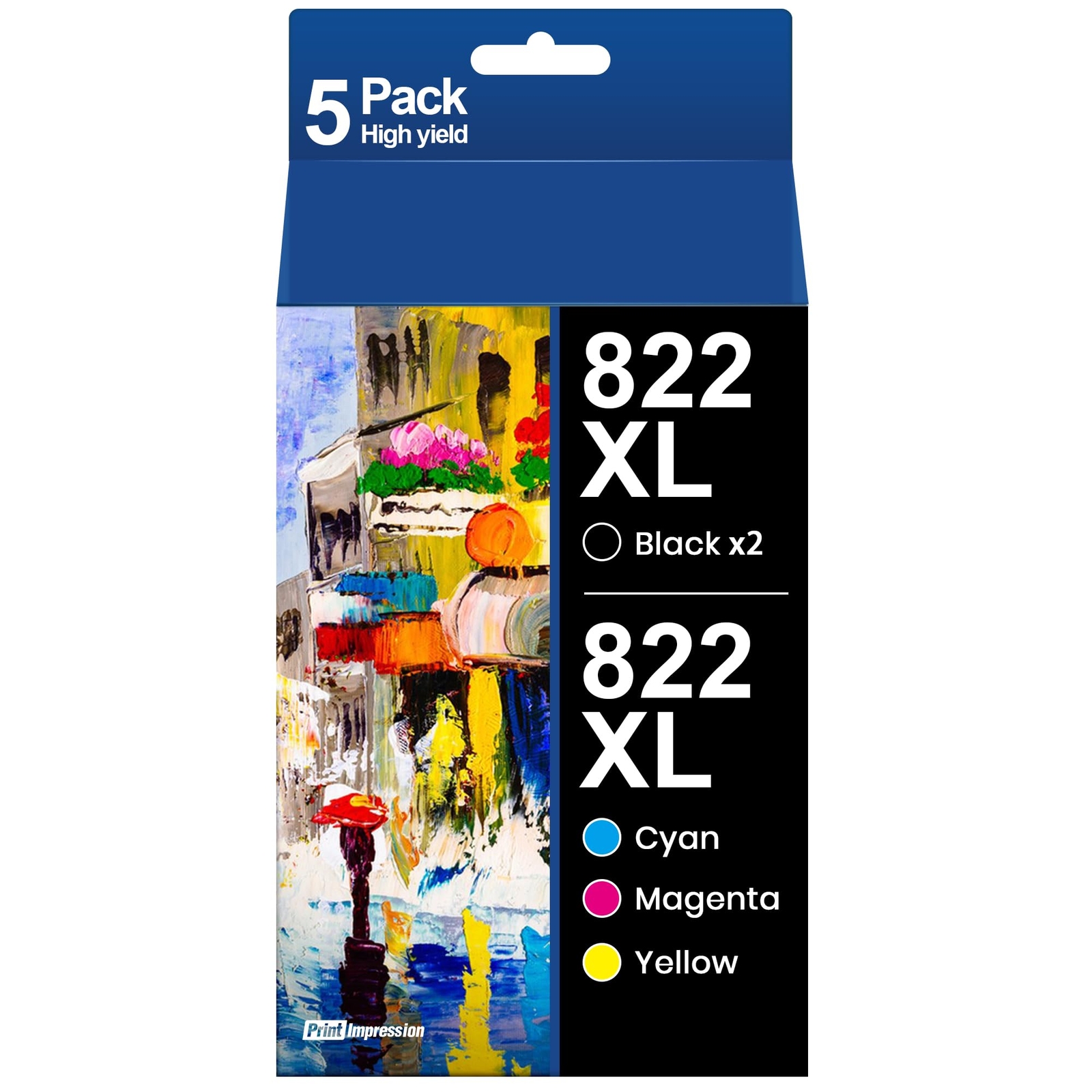 822XL Ink Cartridges Replacement for Epson 822XL Ink Cartridges Combo Pack 82...-image