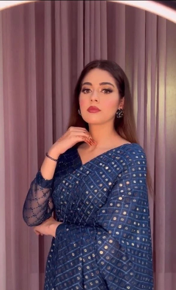 Bridal top saree wearing