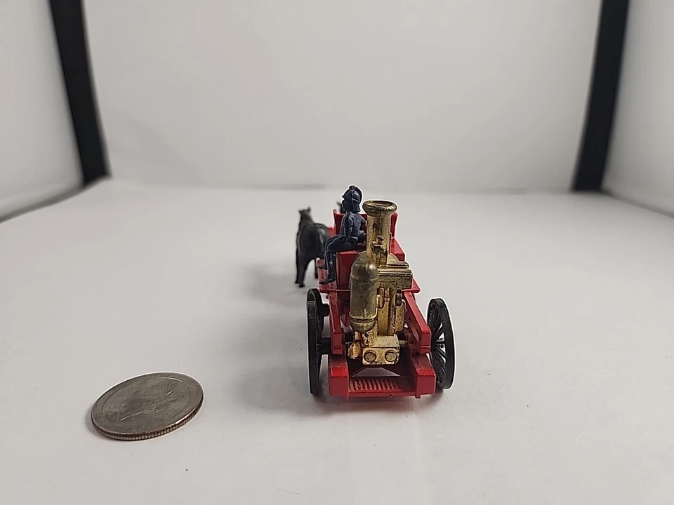 De colección Liedo 27 London Bomberos Motor Die-cast Metal Plástico con 1 jinete Foto 2 de 4