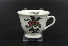 Wedgwood Mandarin England Kaffeetasse Tasse Blumenmotiv Porzellan H 7 cm