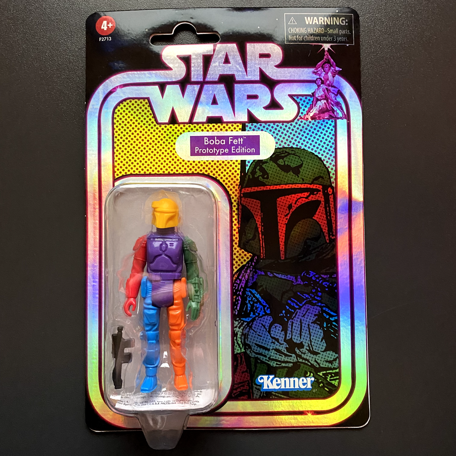 STAR WARS NEW THE RETRO COLLECTION 3.75"" PROTOTYPE EDTION BOBA FETT MOC FIGURE