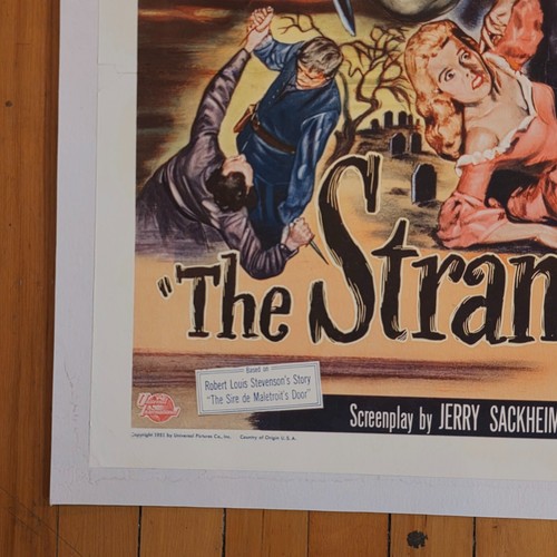 The Strange Door (1951) Original 1/2 Blatt Filmplakat 22x28" B - Leinenrücken - Bild 2 von 5