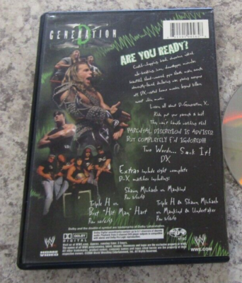 WWE-D Generation X (DVD)-Triple H/Shawn Michaels/Chyna/The New Age