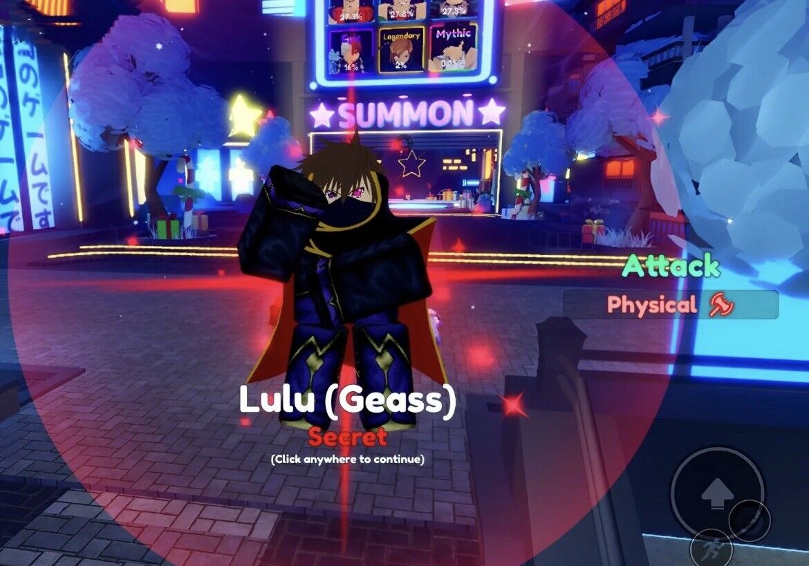 HOW TO GET NEW SECRET LULU (LELOUCH) & SHOWCASE ANIME ADVENTURES TD ROBLOX  