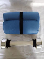 Yoga/Fitness Mat Small Thick Mat & Arm Toning Shake Weight Exercise Weight 2 1/