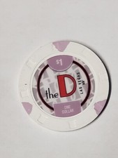 1.00 Chip from the D Casino Las Vegas Nevada