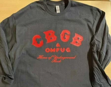 CBGB Underground Rock LONG SLEEVE t shirt Punk Rock band