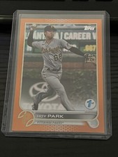 Topps 2022 Series 1 1st Edition Hoy Park Orange Foil Parallel /75 RC