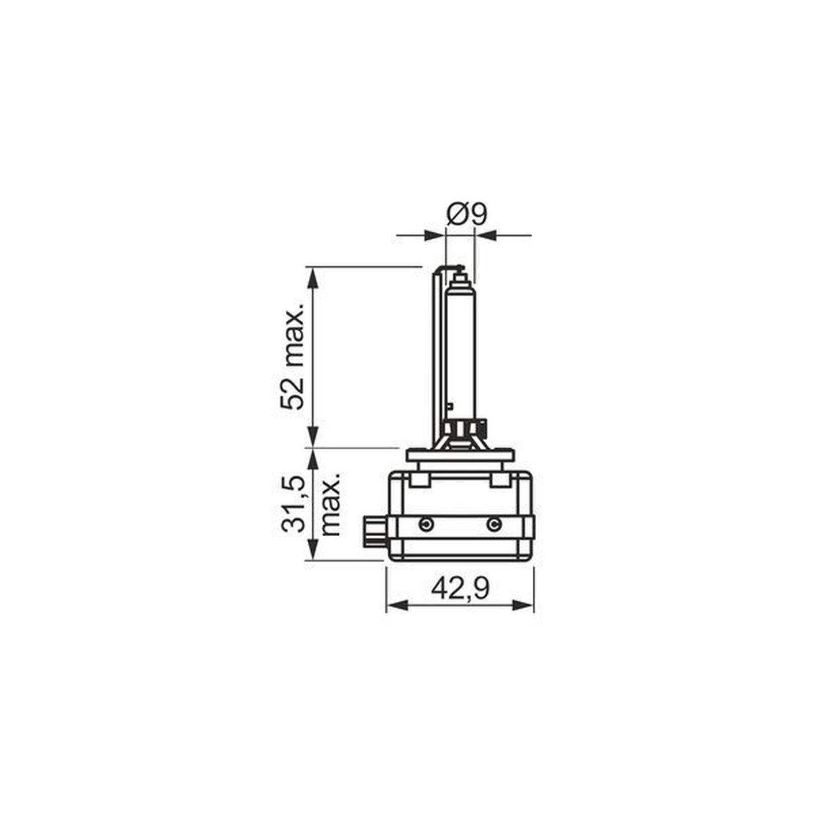 Bosch Xenon HID Light Bulb for Headlight / Spotlight D3S 12V 35W PK32d-5