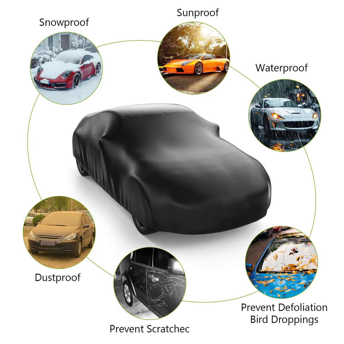 Waterproof Car Cover Compatible With Jaguar XK Cabrio X150 2012