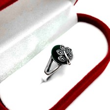 Handmade Authentic Ring Jewelry Made of Sterling Silver