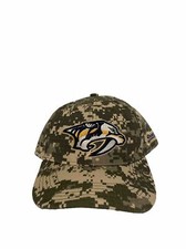 NHL Nashville Predators Camouflage Adjustable Hat Embroidered
