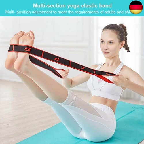2 Stück Fitnessband mit Schlaufen, Gymnastikband Trainingsband Elastic Band - Bild 4 von 7