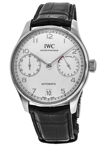 New IWC Portugieser Automatic 7 Day Power Reserve Silver Men's Watch  IW500712 7613268978184 | eBay