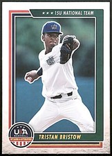 2022 Panini USA Baseball Stars & Stripes Longevity #74 Tristan Bristow Team USA