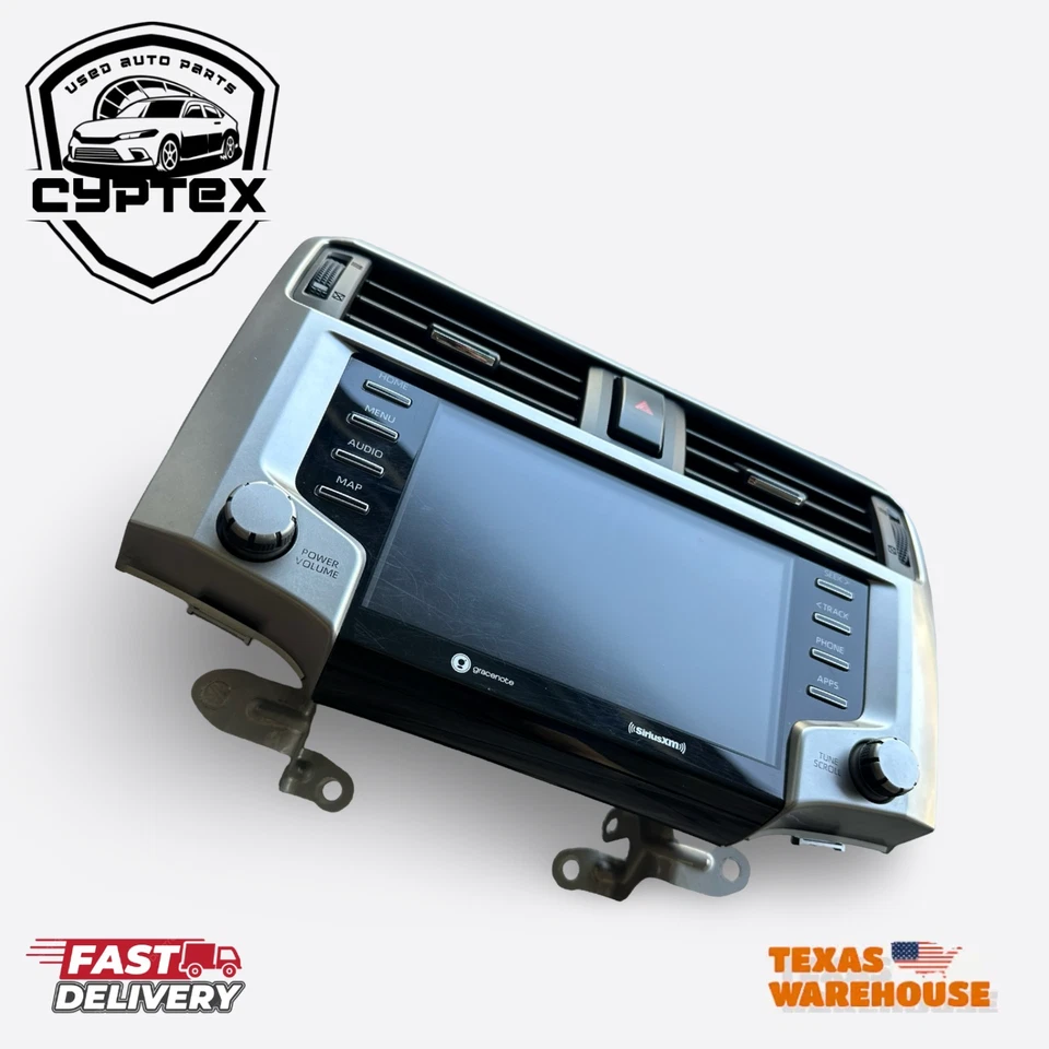 2020-2024 丰田 4 RUNNER 收音机音频显示带接收器 CARPLAY 8614035440 — 第 3/4 张图片