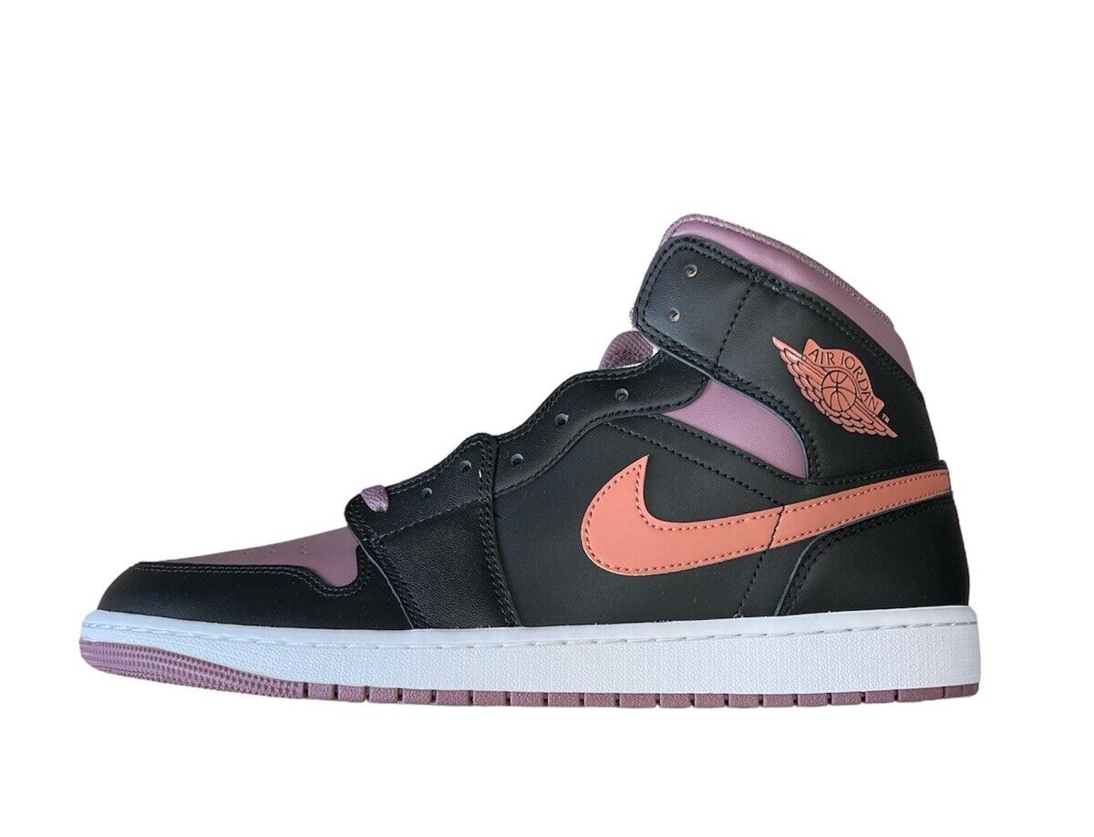 Nike Air Jordan 1 Mid Shoes Black Sky J Mauve Orange FB9911 Nike Air Jordan 1 Mid Shoes Black Sky J Mauve Orange FB9911
