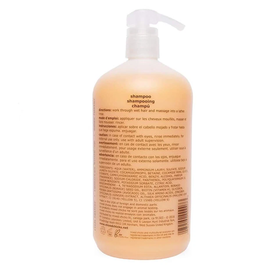 Champú clarificante suave Mixed Chicks limpieza profunda, todo tipo de cabello, 33 fl. oz Foto 2 de 2