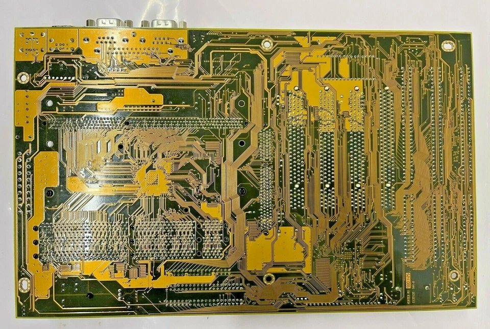 RARE VINTAGE ASUS P6LX-A+ REV 1.1A SLOT 1 ATX MOTHERBOARD 3 ISA 4 PCI AGP MBMX15 - Image 2 of 3