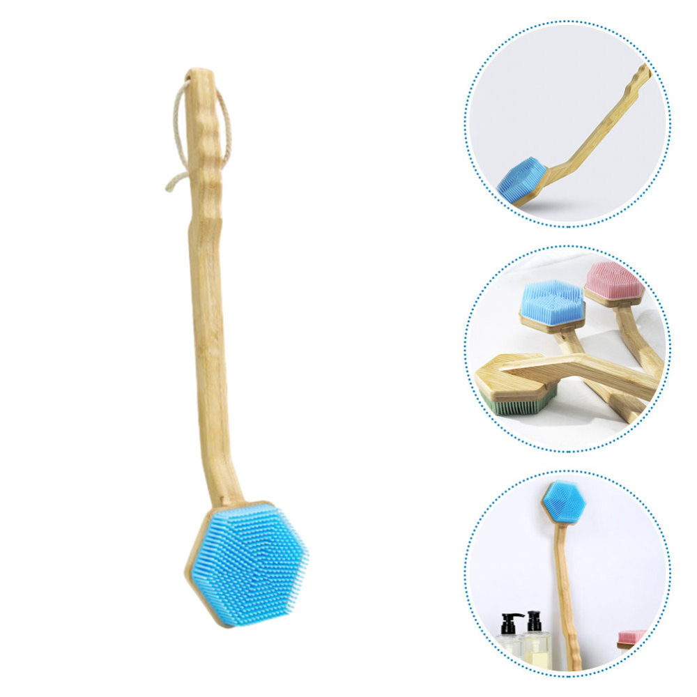 Travel-Friendly Shower Back Bath Brush for Home and Hotel