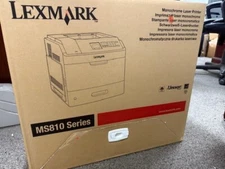 Lexmark Monochrome Network Ready Laser Printer MS810DN Brand New w /20k Toner