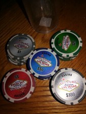 Lot Of 25 Welcome To Las Vegas Nevada Casino Chips C1 