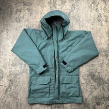 Vintage 80s REI COOP GORETEX Parka Rain Jacket Coat TEAL