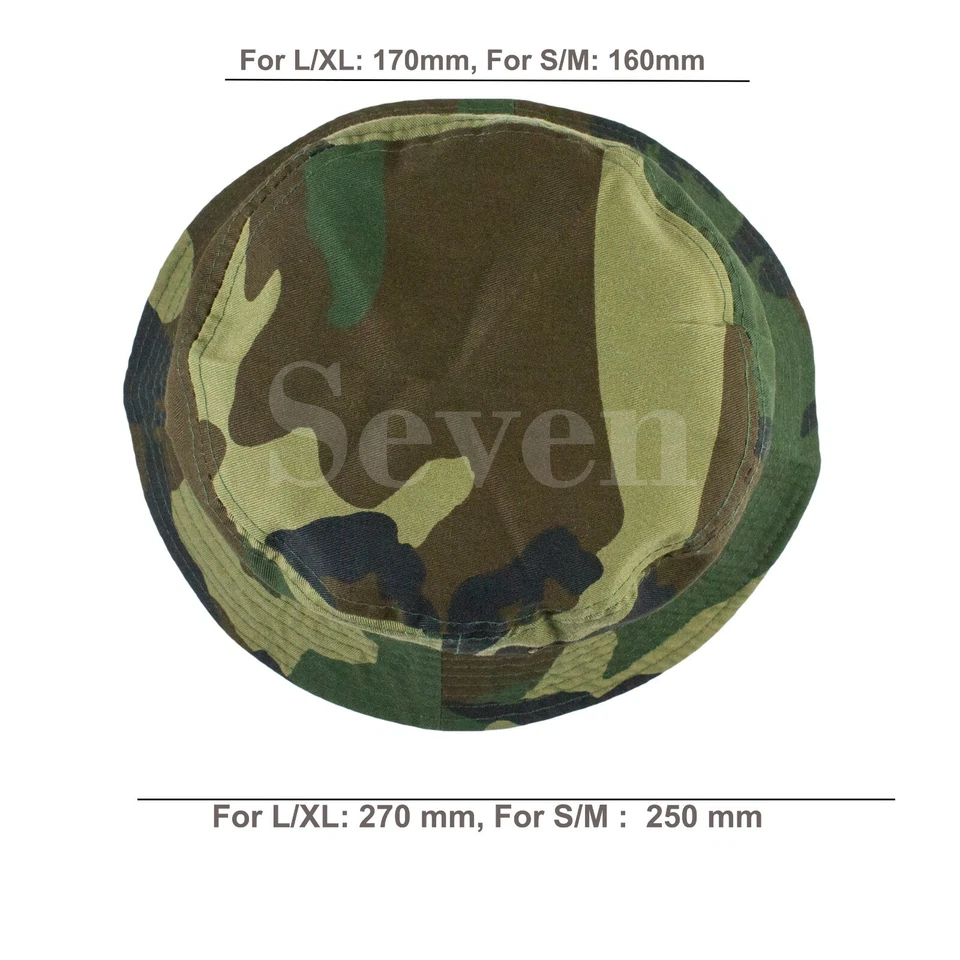 Cubo Pesca Boonie Algodón Sombrero Gorra Ala Visera Sol Safari Militar Campamento Viaje  Foto 3 de 4