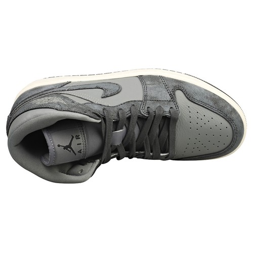 Nike Air Jordan 1 Mid Se Mujeres Smoke Grey Zapatillas - Imagen 7 de 8