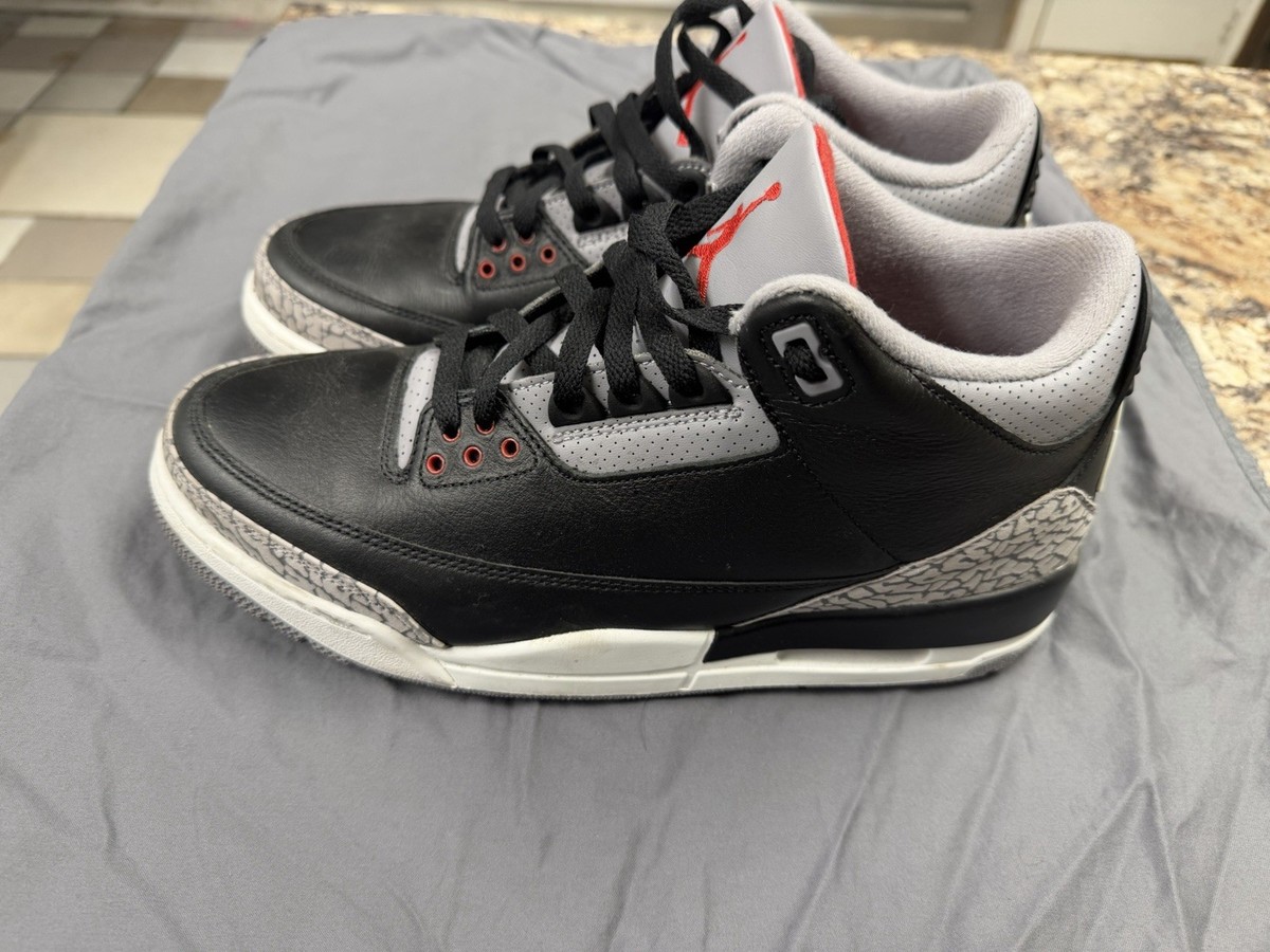 air jordan 3 black cement ebay