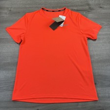 Nike Men's Size Small Dri Fit UV Short Sleeve Running Shirt Bright NWT Flaw 