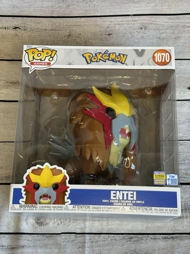 Funko Pop! Jumbo 10" Pokemon Entei #1070 Exclusive Summer Convention