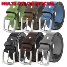 Multi Lot Men  s belts,Full Grain Genuine Leather Casual Dress Jeans Belts Men