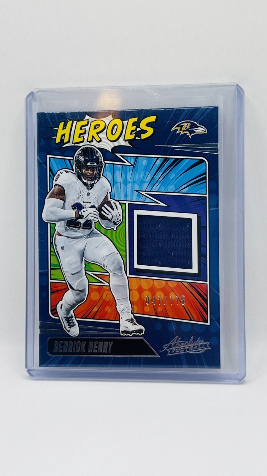 2025 Panini Absolute - Derrick Henry #AHM-DHY Absolute Heroes Memorabilia /115