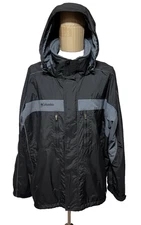Columbia Coat Mens XXL Black Gray Hooded Bugaboo Hooded 3 in 1 Insulated Winter