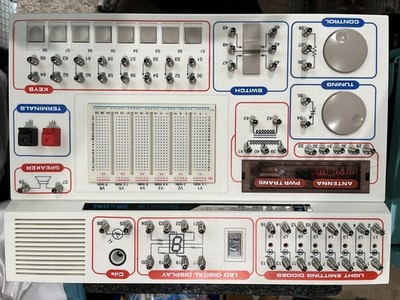 Maxitronix 300 in 1 Project Lab Learning Kit Board Electronics Circuits Switches