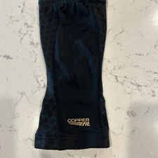 NEW Copper Fit "Live Limitless" Knee Support Sleeve in Black Copper Infused Sz M