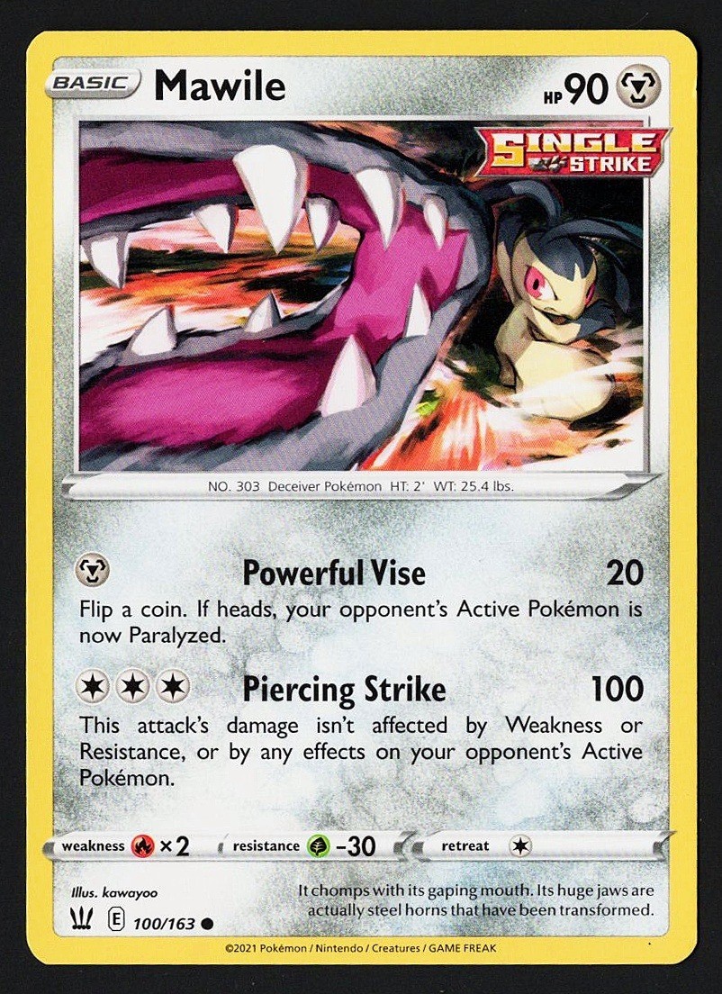 Mawile 100/163 Battle Styles 2021 - Pokémon TCG