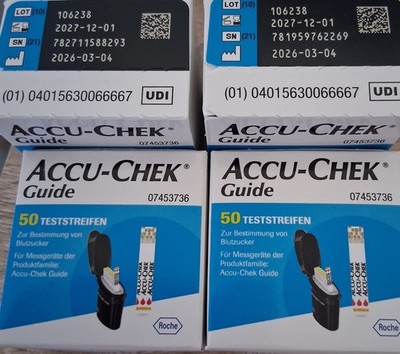 ACCU-CHEK GUIDE Teststreifen 4 x 50 St  Kostenloser Versand