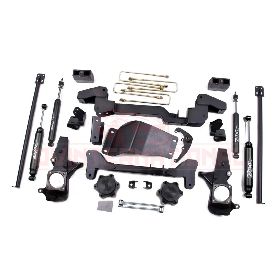 Kit de elevación Zone Offroad 6" para Chevy/GMC 2001-2010 4x4 Foto 2 de 3