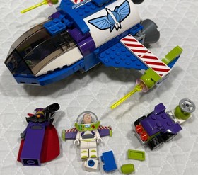 Lego Toy Story #7593 Buzz's Star Command Spaceship Complete with Box and Manual