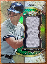 Don Mattingly 2013 Topps Triple Threads Jumbo Relic Patch #TTUJR-DM3 - #06/18