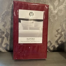 Hotel Collection Structure KING Pillowshams Red Supima 135