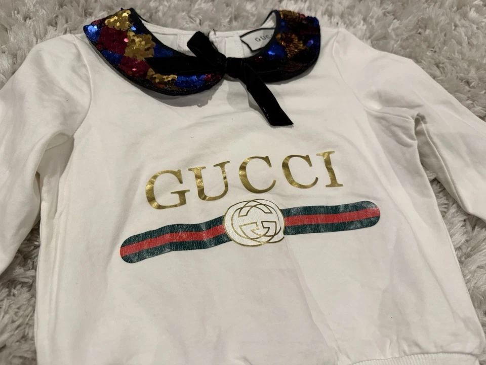 Kids Gucci Long sleeve Shirt With Collar Small - Image 2 of 4