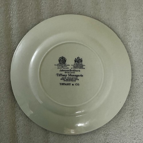 Juego de 3 platos de colección de hierro Tiffany & Co Johnson Brothers Inglaterra - Imagen 10 de 16