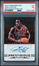 2012 PANINI PRESTIGE PRESTIGIOUS PICKS SIGNATURES #27 JIMMY BUTLER RC PSA 7 AUTO