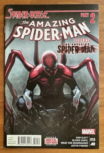 Amazing Spider-Man #10 Spider-Verse 2015 Marvel 1st Spider-Punk VF+ (1st print)